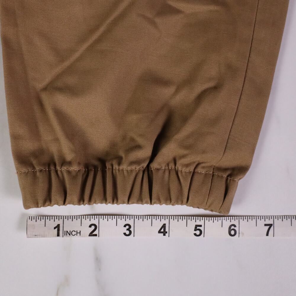 Crooks & Castles Jogger Pants Men 36 Khaki Tan Cotton Twill Tapered Classic NWT - Picture 7 of 14